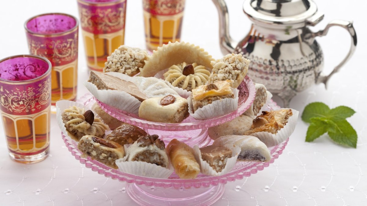 Moroccan Tea background