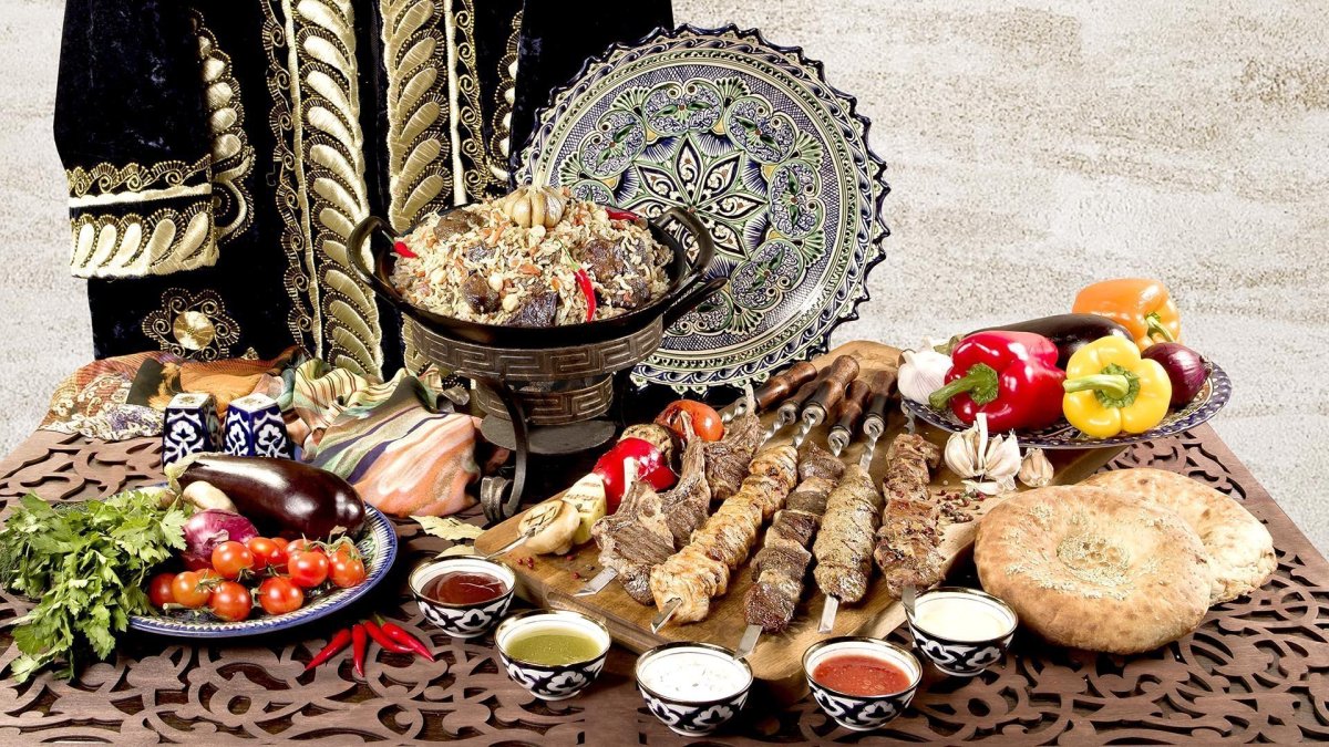 Чайхона Самарканд узбекская кухня
