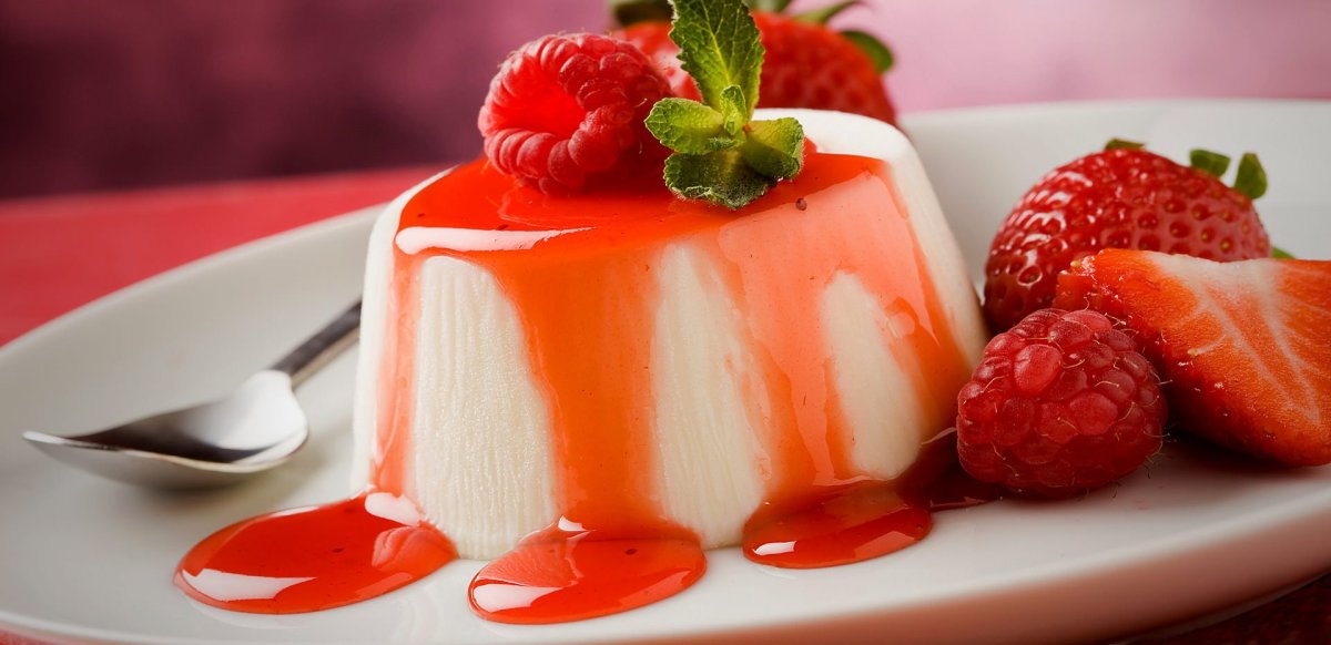 Десерт panna Cotta