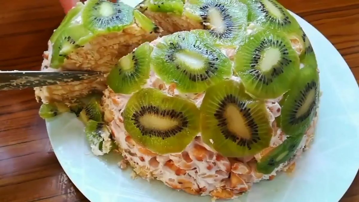 ЖЕЛЕЙНЫЙ торт без выпечки с творогом