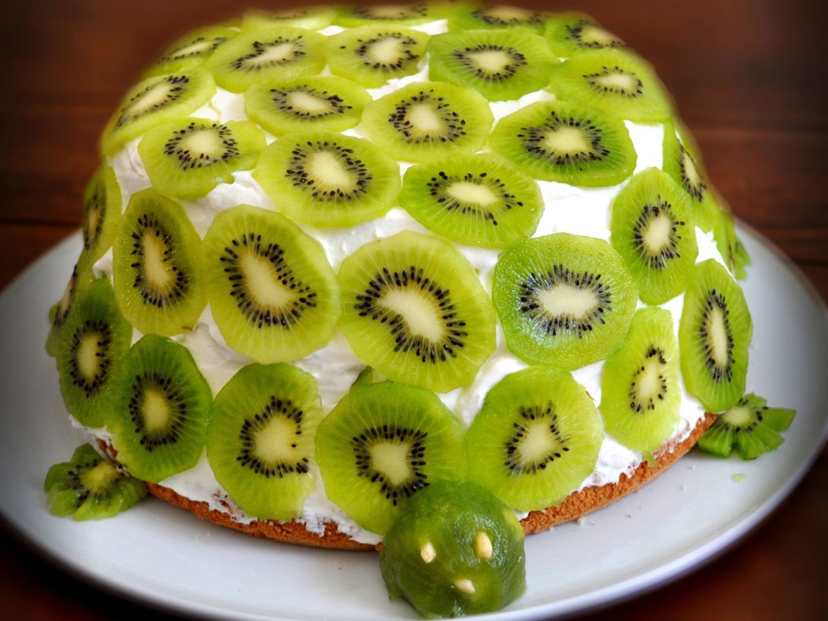 Чизкейк с киви