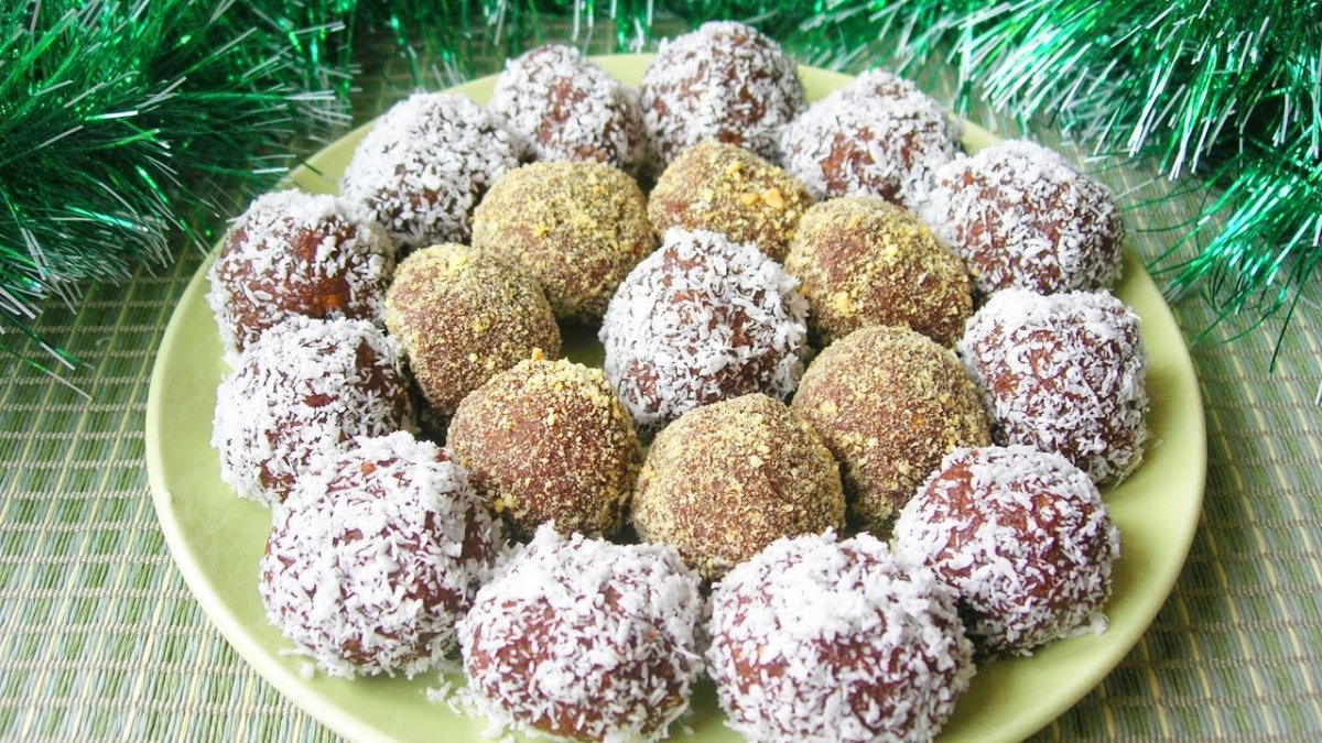 Вкусные шарики из печенья