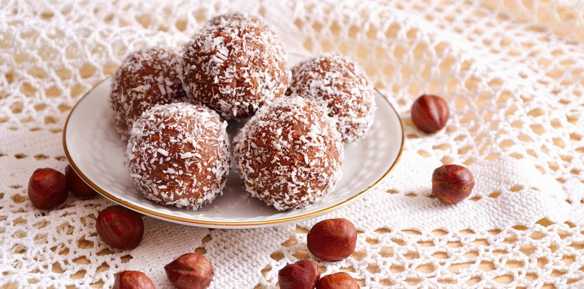 Песочное печенье с орехами