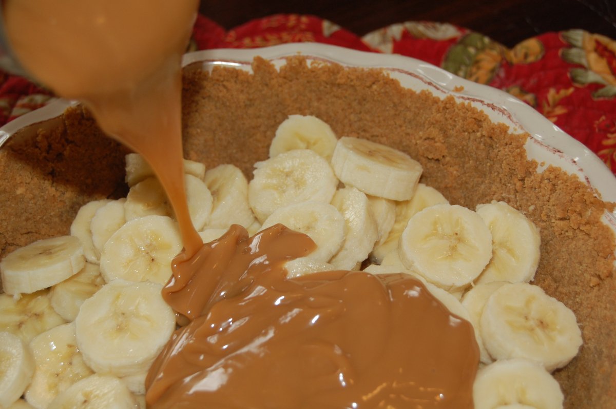 Торт из банана и сгущенки
