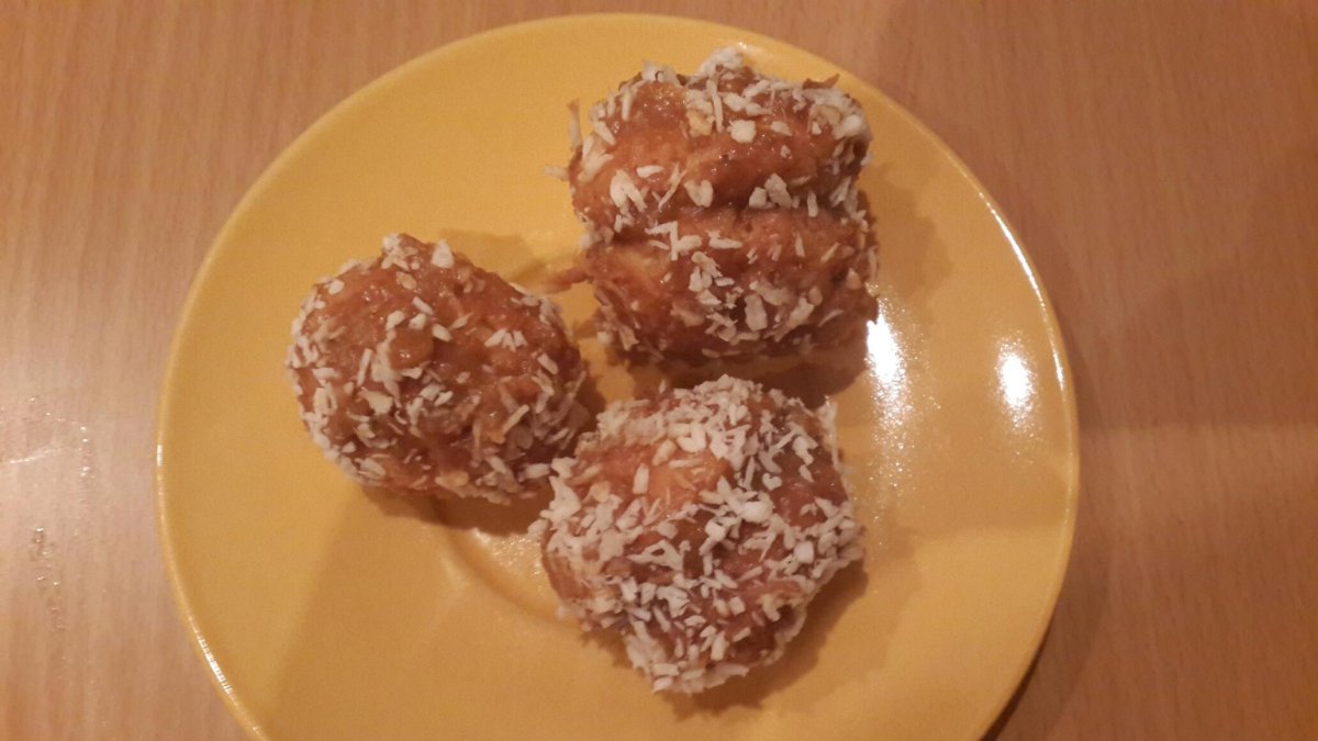 Печенье намазанное сгущенкой