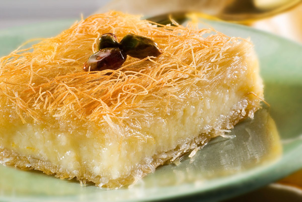 Греческий десерт катаифи