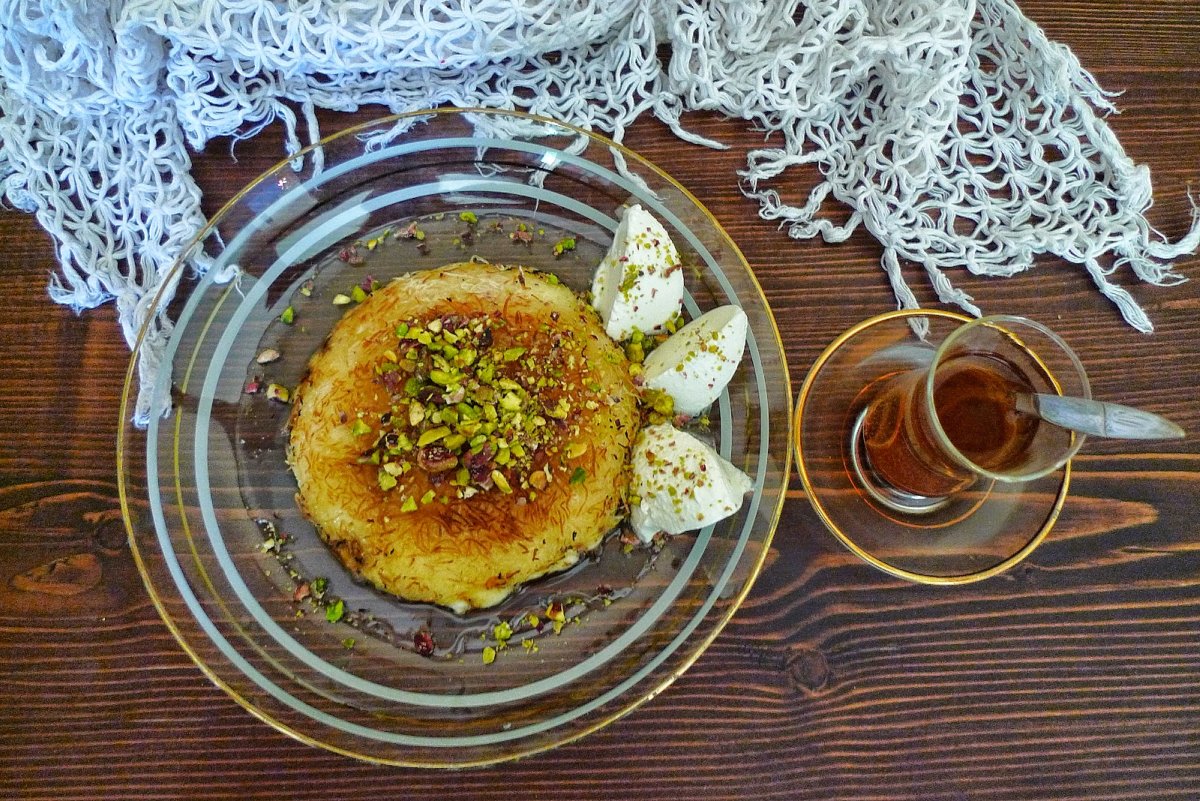 Турецкий десерт кюнефе