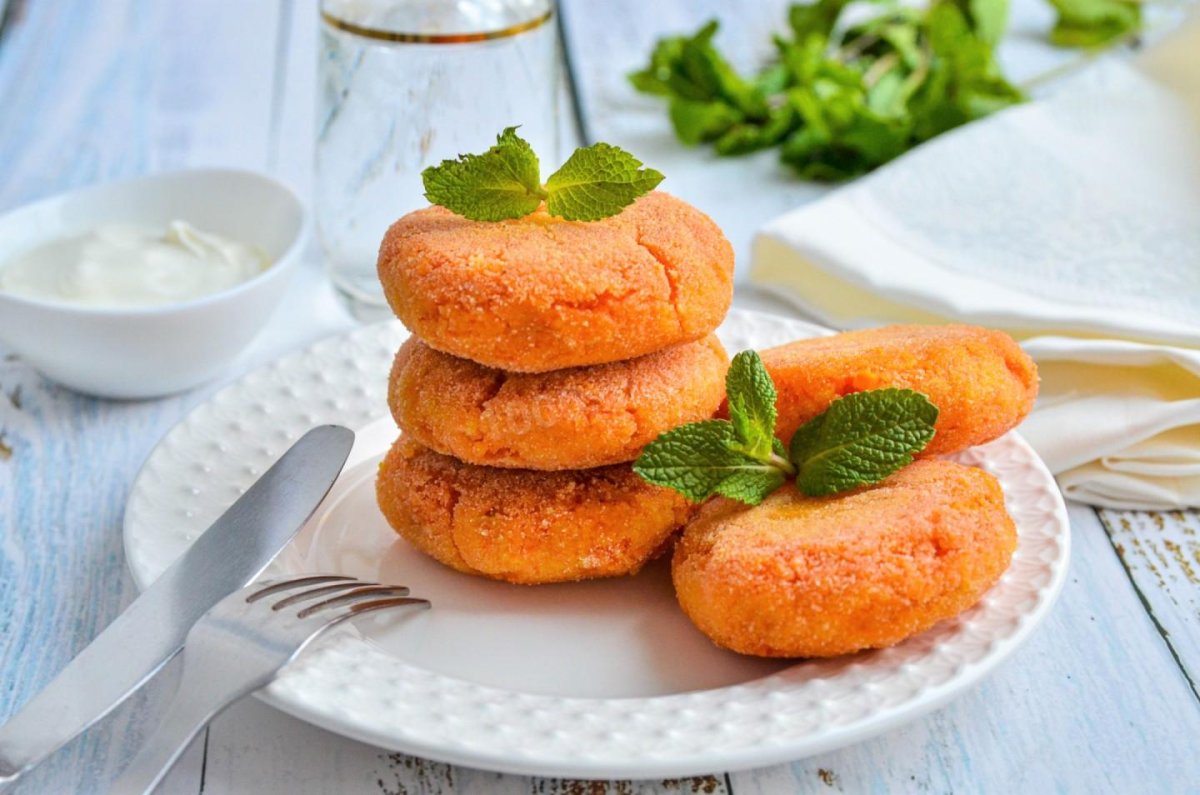 Сырники с морковью