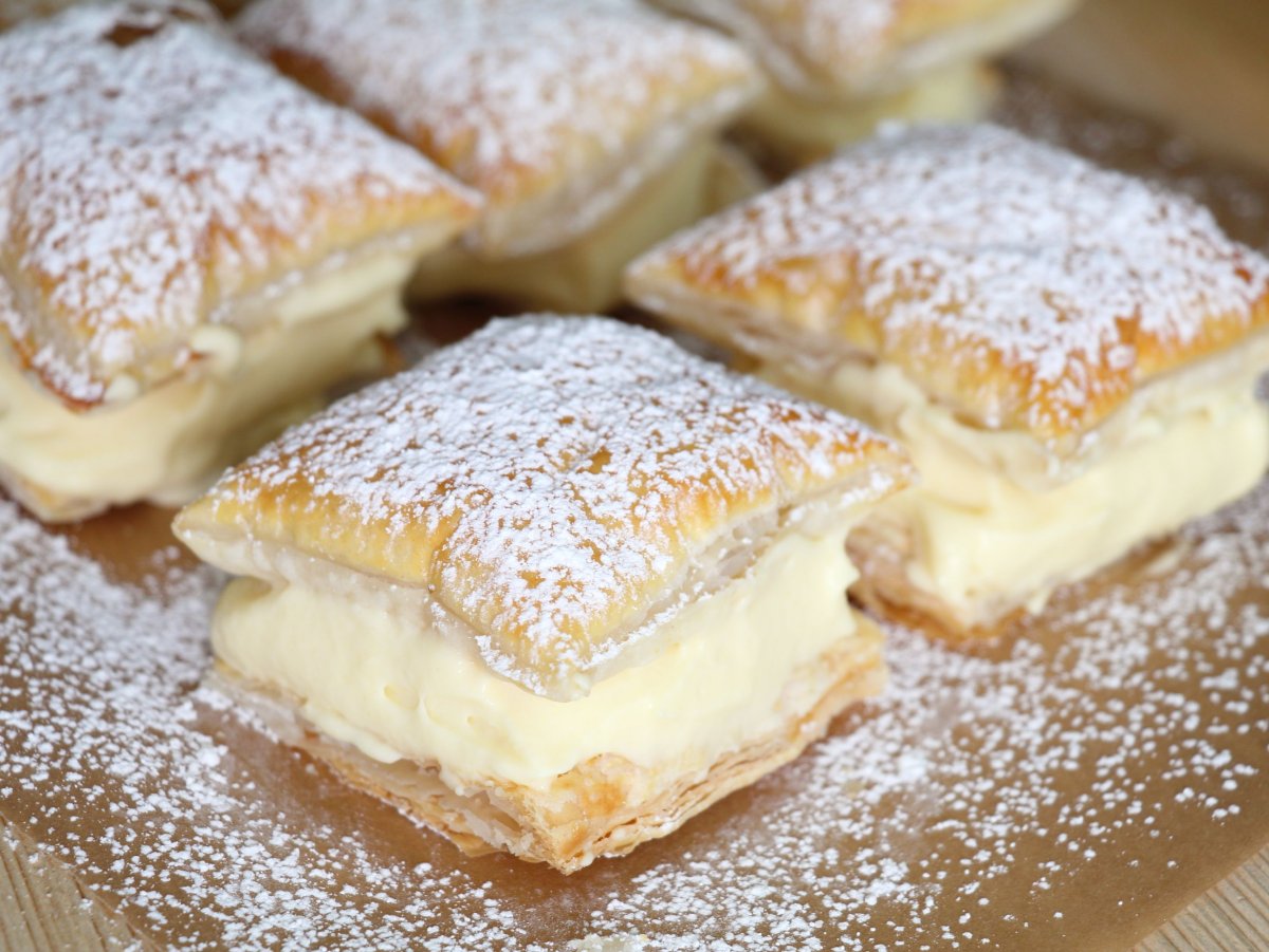 Слойки с маскарпоне