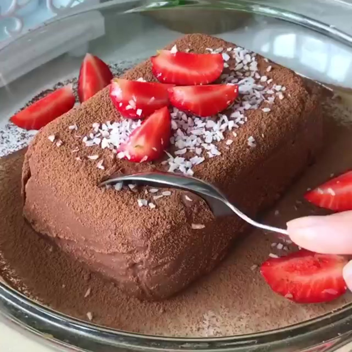 Шоколадно кофейный мусс