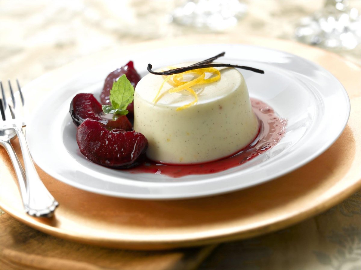 Десерт panna Cotta
