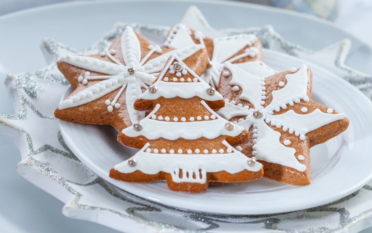 Песочное печенье новогоднее