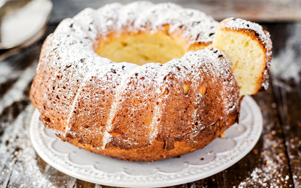 Кекс с лимоном
