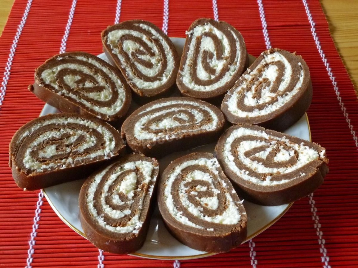 Шоколадный рулет Баунти