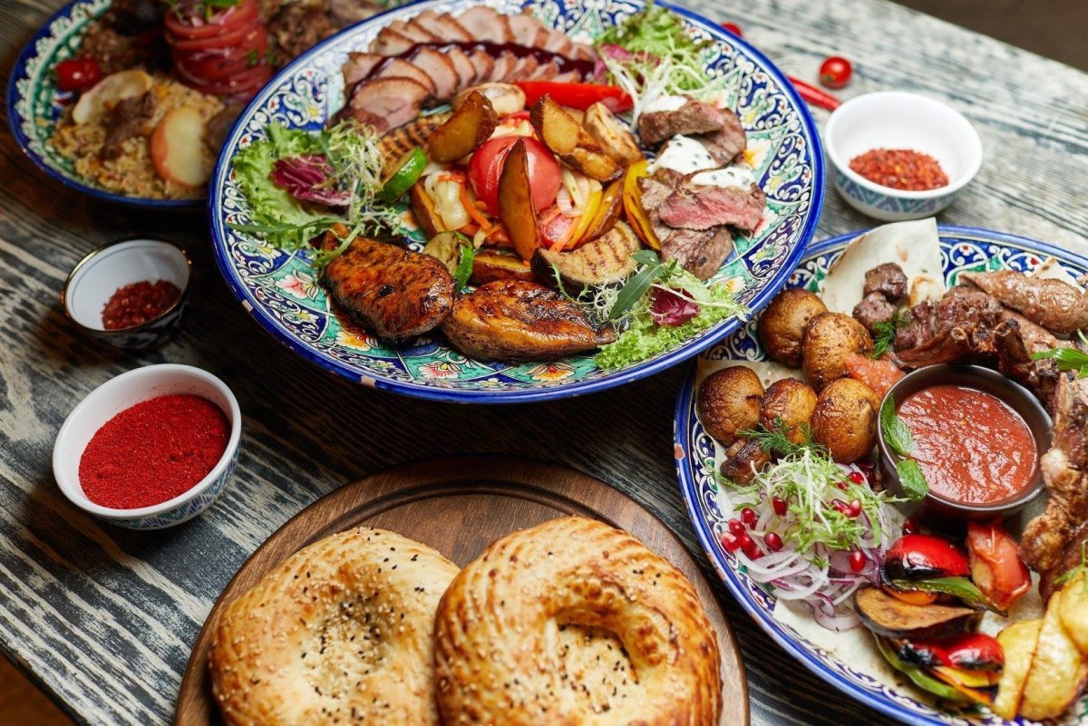 Чайхона Самарканд узбекская кухня