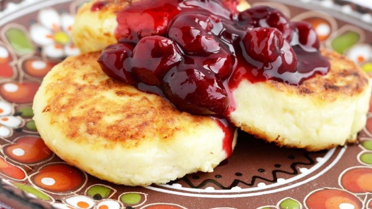 Сырники с вишней