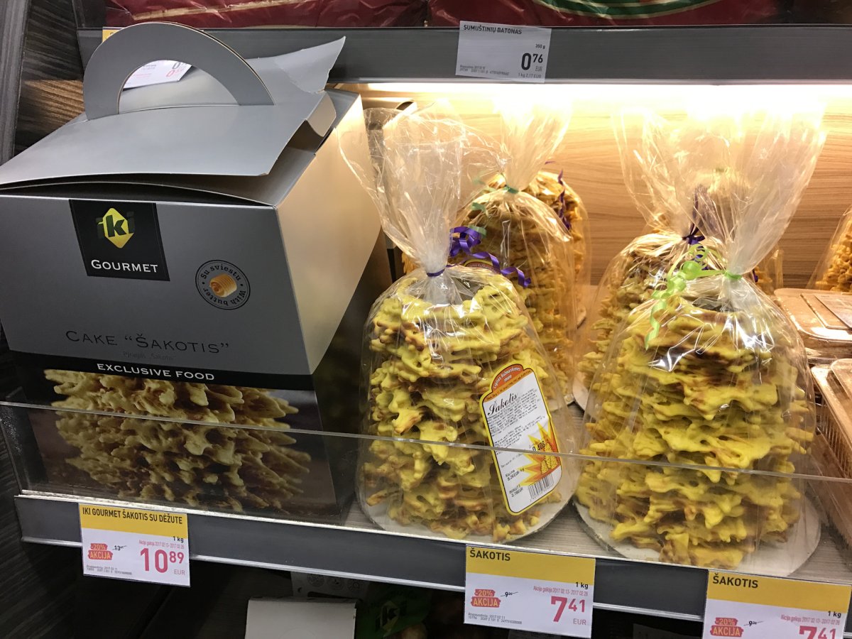 Литовский кекс шакотис