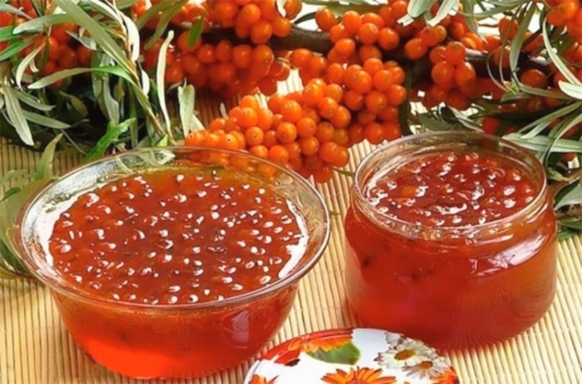 Чай облепиховый и зеленый