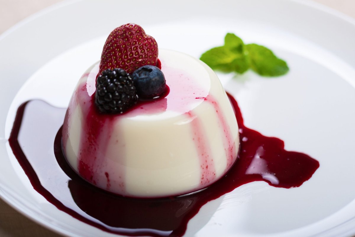 Десерт panna Cotta