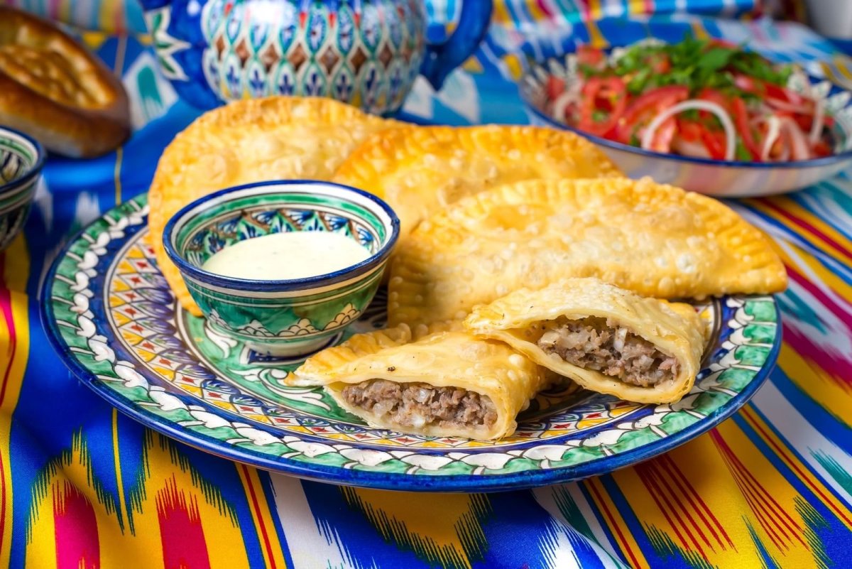 Кок самса Чайхона