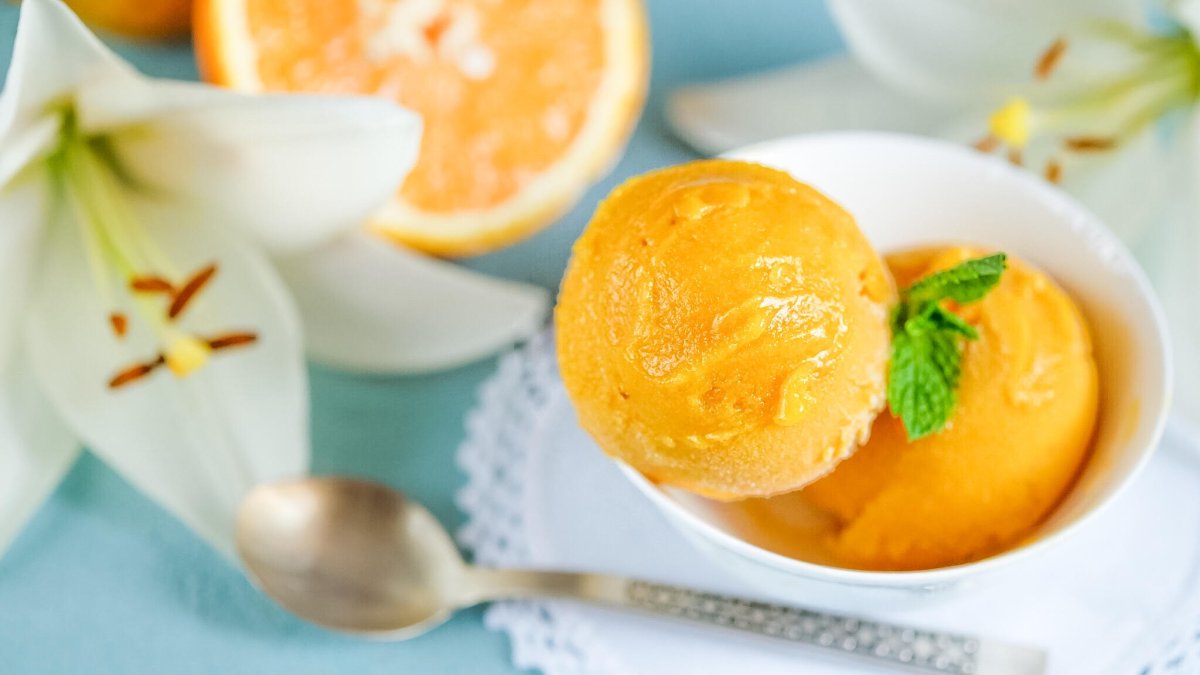 Манго из тыквы и апельсина с лимоном