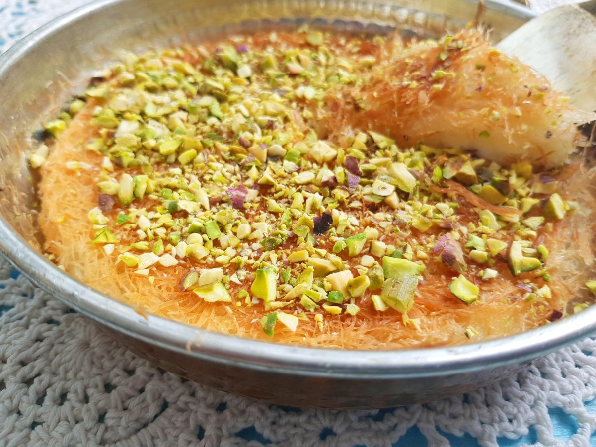 Турецкий десерт кюнефе