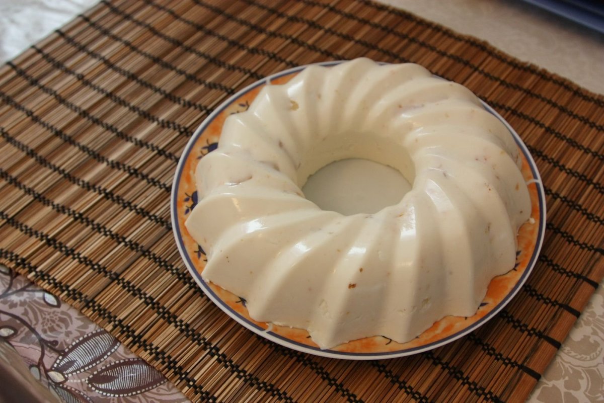 Творожное желе