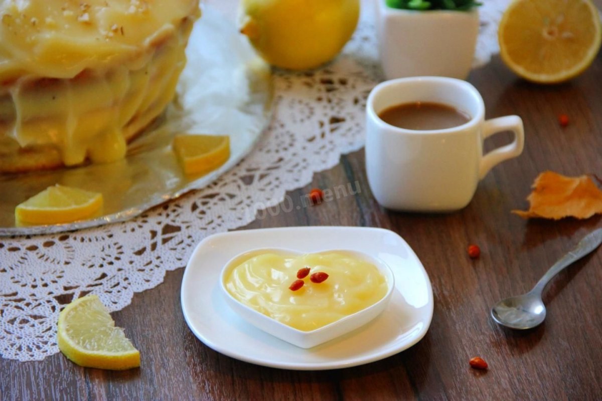 Мусс лимонный схема