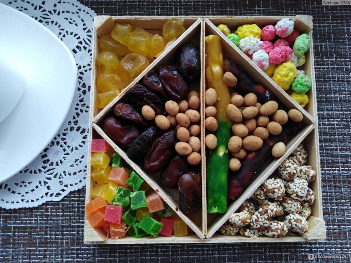 Корзинка с сухофруктами
