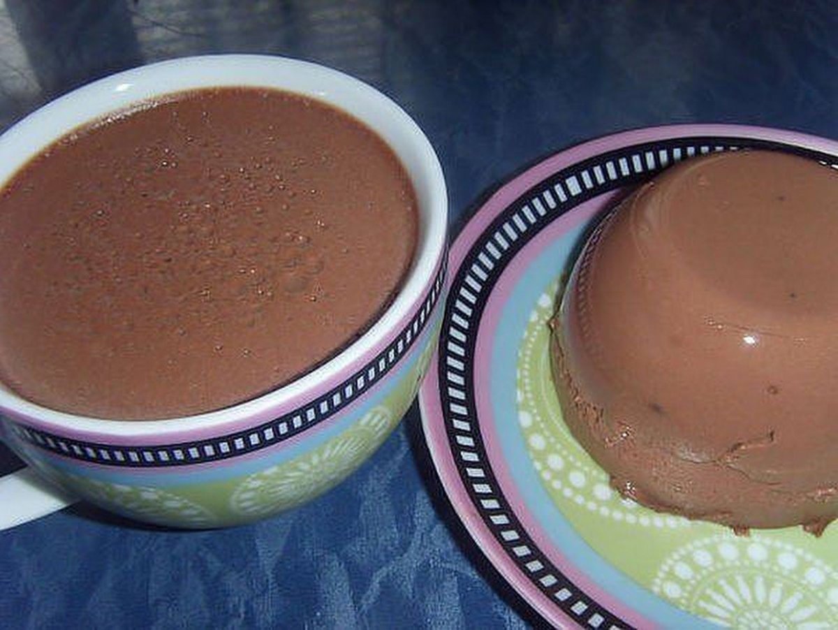Шоколадно творожное суфле