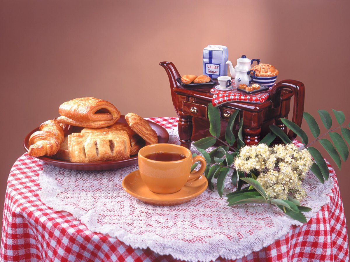 Чайные посиделки (самовар, баранки)