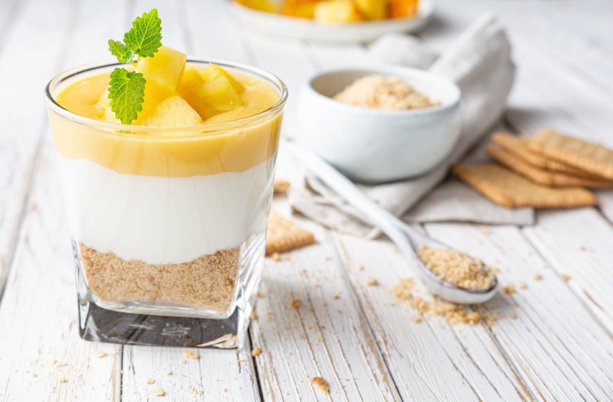 Curd Cheese in a Glass Jar