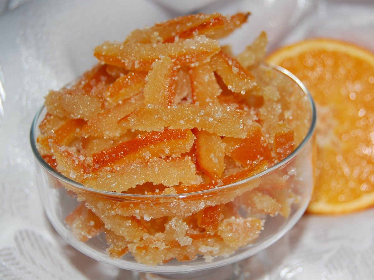 Цукаты апельсиновые кожурки