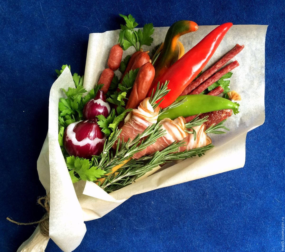 Букеты из продуктов