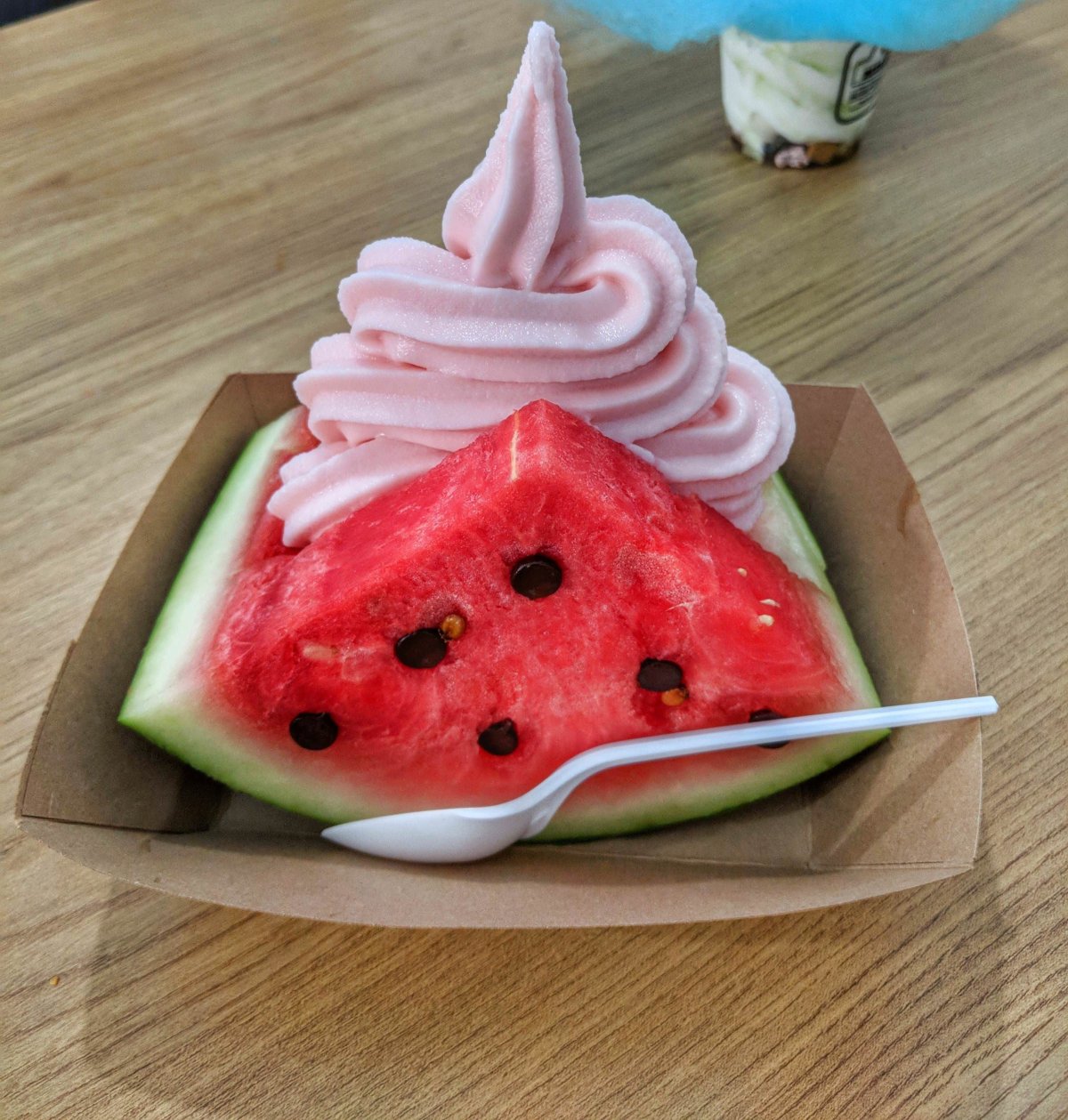 Сорбет из арбуза и клубники