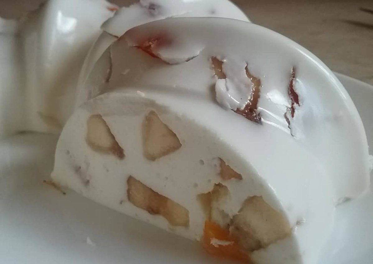Творожное бланманже с какао