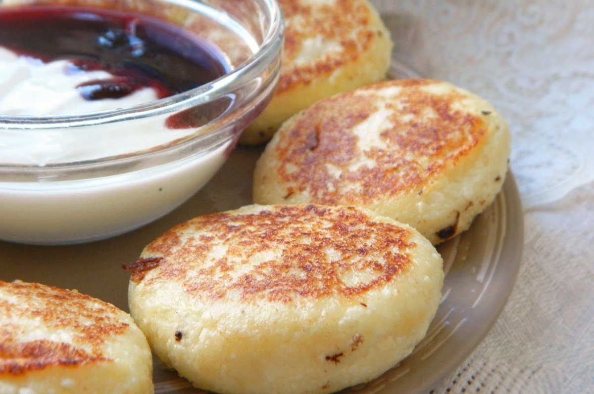 Творожники с манкой