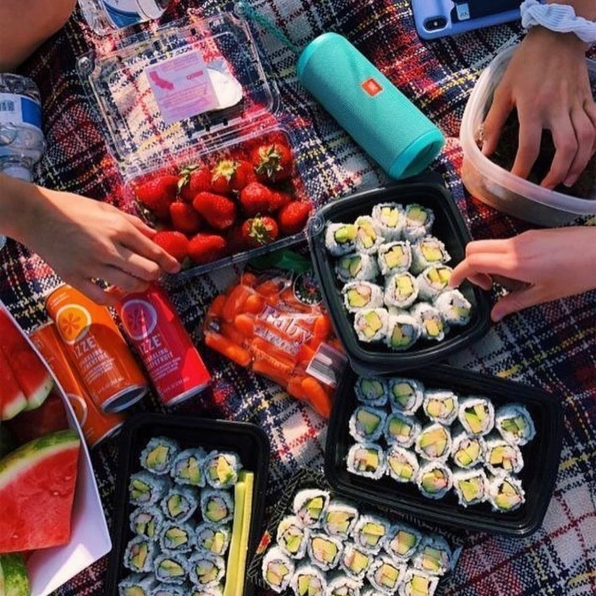 Пикник с роллами