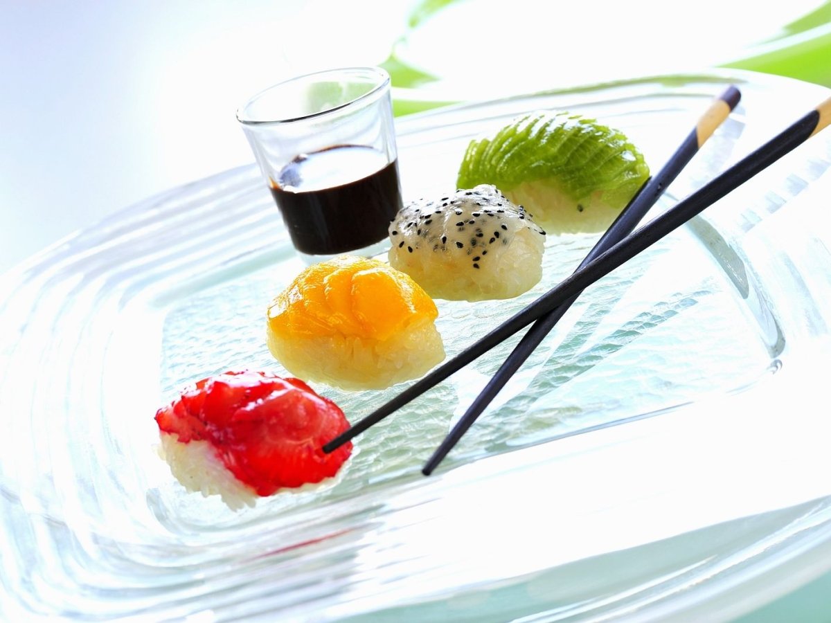 Sushi with Fruits