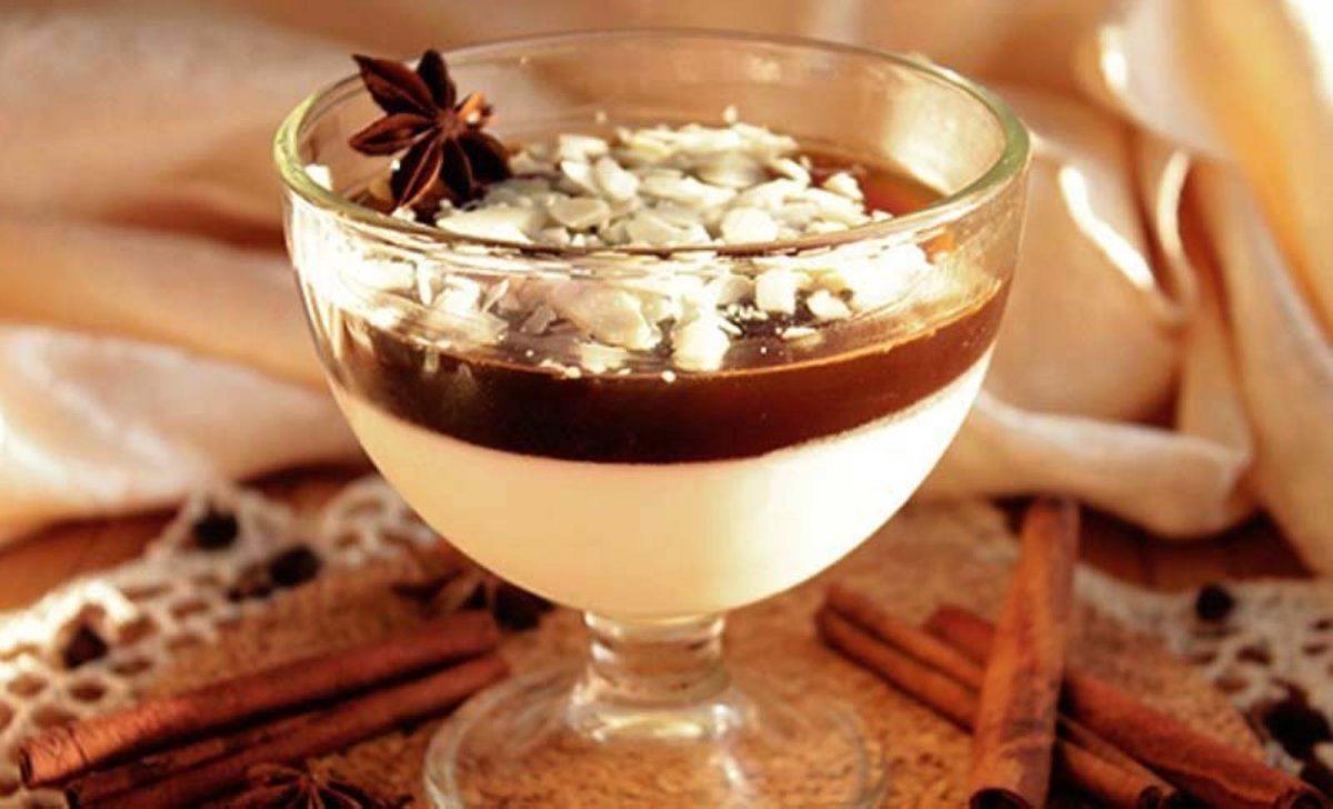 Желе кофе с молоком