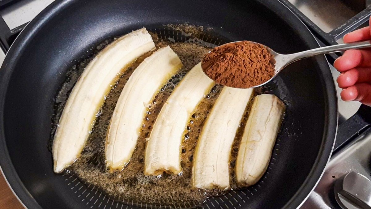 Вкусное блюдо из бананов