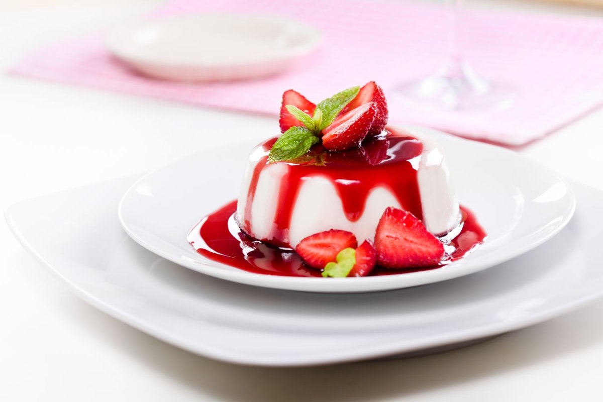 Итальянская panna Cotta