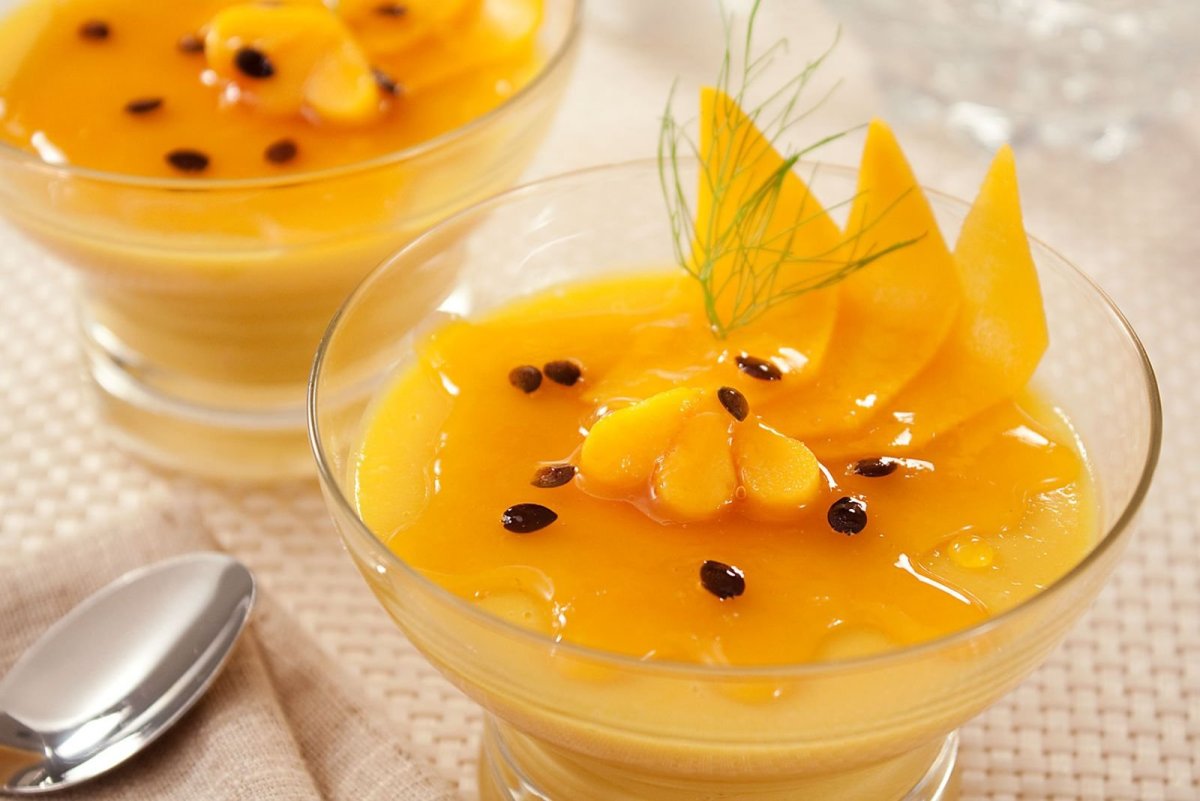 Десерт мусс маракуйя