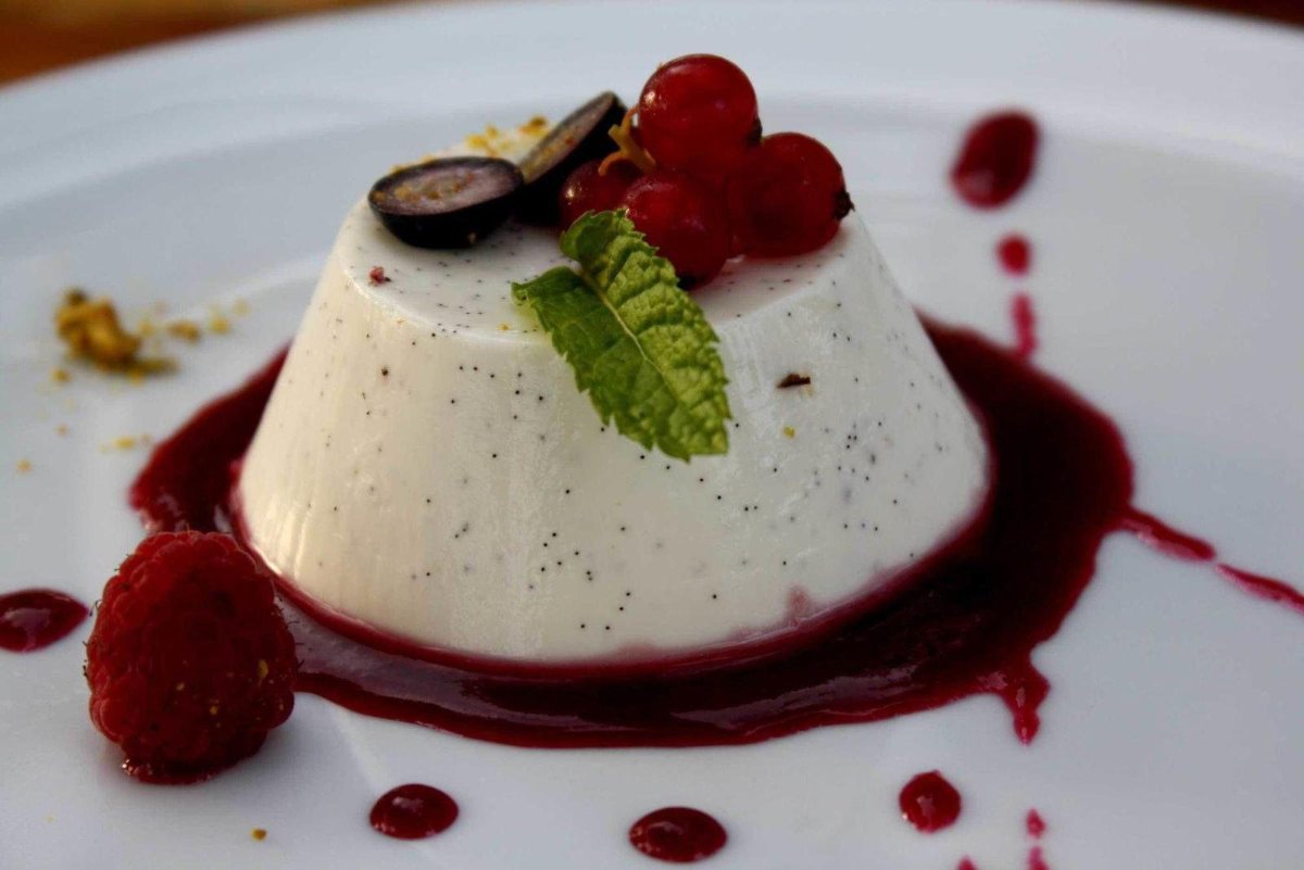 Десерт panna Cotta