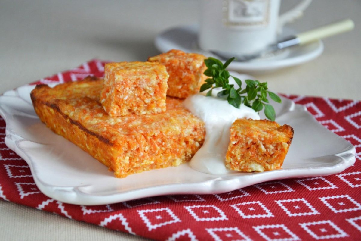 Монастырская кухня морковная запеканка