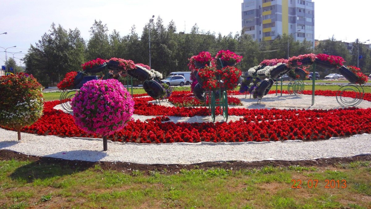 Орнаментальный цветник