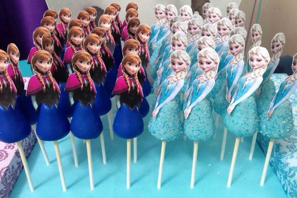 Кейк попсы Анна и Эльза