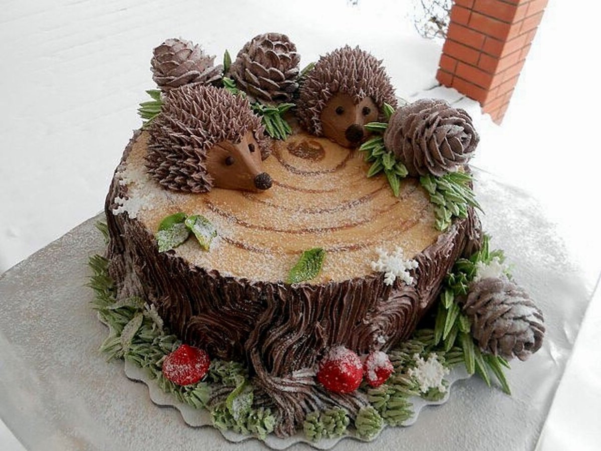 Фруктовый Ежик из апельсина