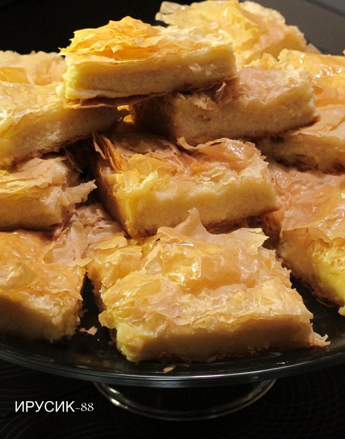 Galaktoboureko Tart Kataifi