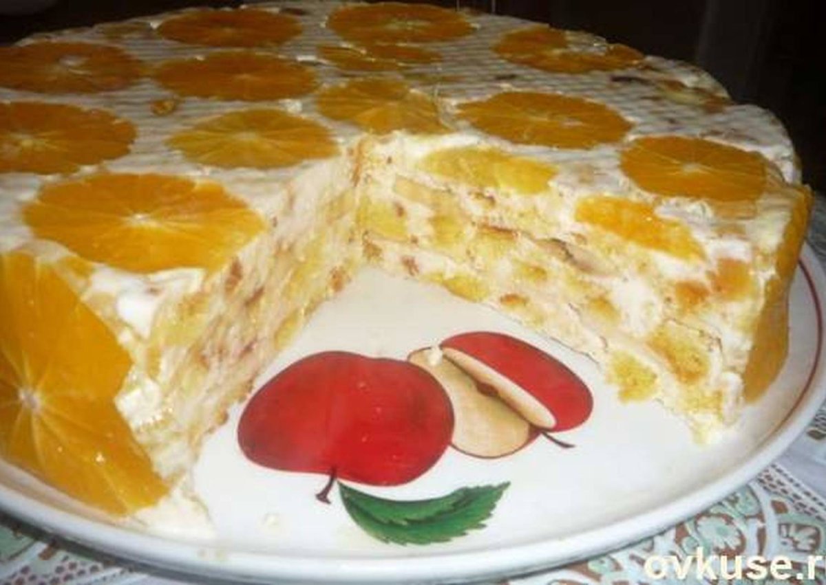 Апельсиновые пирожные